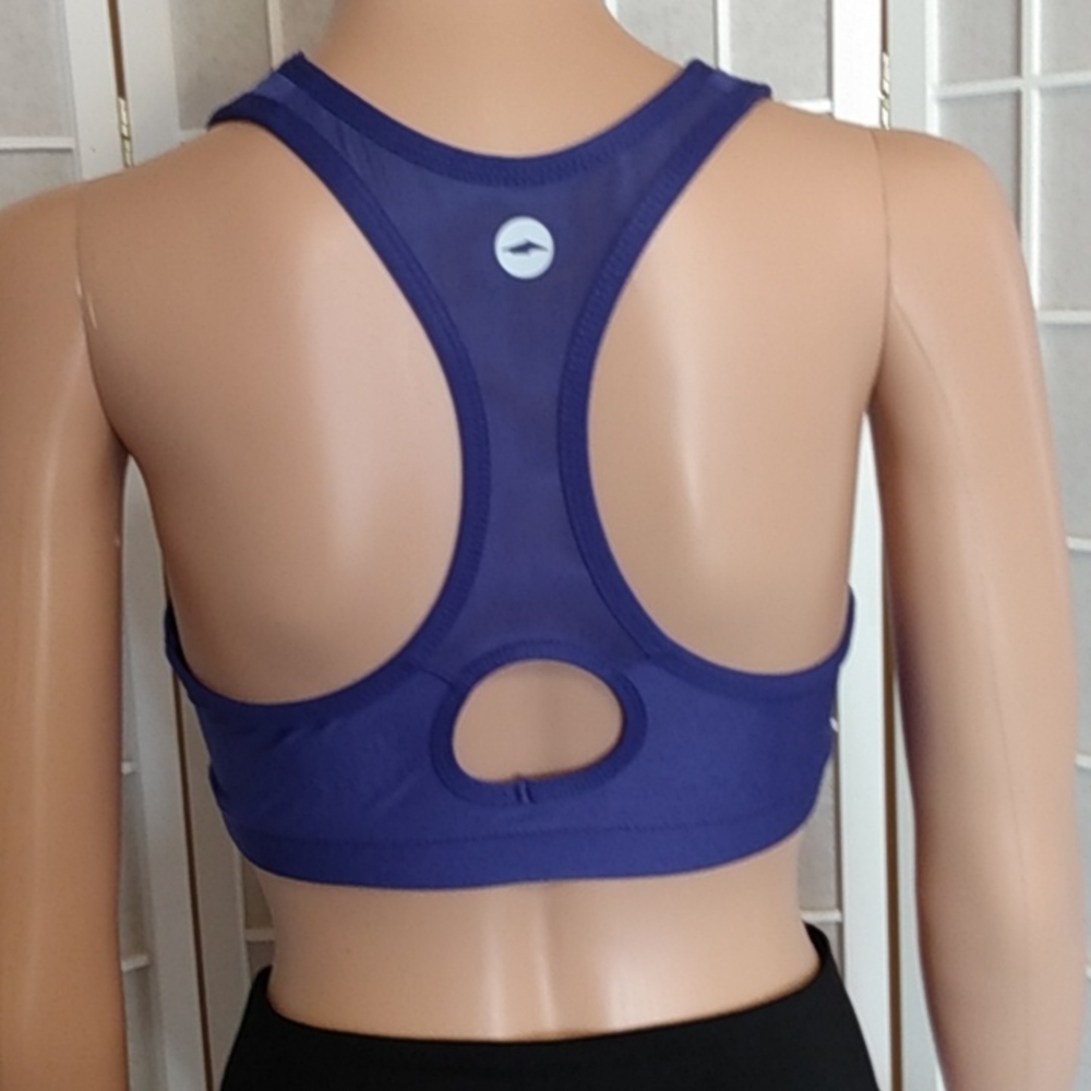 Avia Sports Bra – Blue – Racerback – Double-Layer – No Pads – Women - Picture 2 of 12